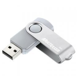 PENDRIVE TWIST2 8GB PD887 BRANCO E PRATA - MULTILASER
