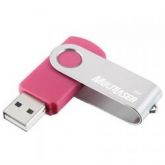 PENDRIVE TWIST2 8GB PD687 ROSA E PRATA - MULTILASER