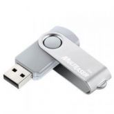PENDRIVE TWIST2 8GB PD887 BRANCO E PRATA - MULTILASER